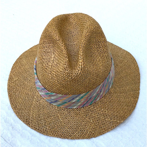 SEAGRASS FEDORA HAT MEDIUM A 177-013 - Picture 1 of 13